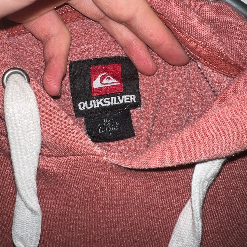 Salmon Quicksilver Men’s Hoodie